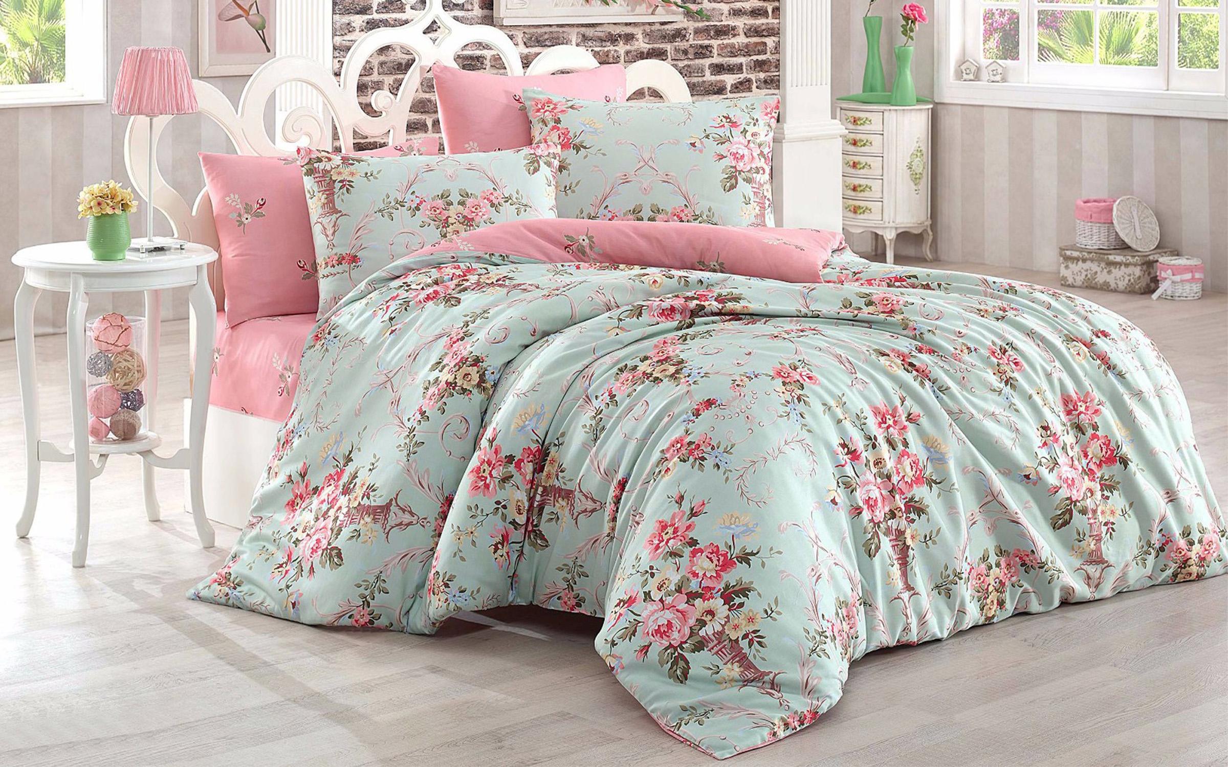 4 piese 200/220 cm; Policotton Alanur, multicolor  1